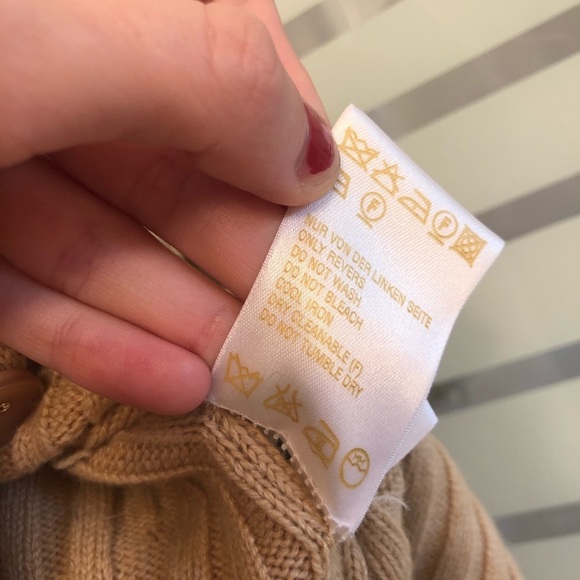 ESCADA  | Tan knit button up cardigan - Picture 7 of 8